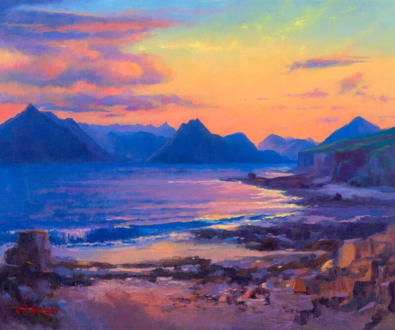 Image of Embers of the Cuillins, Elgol by Colin Robertson